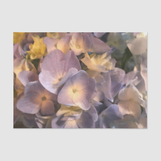 Purple flower tissue paper