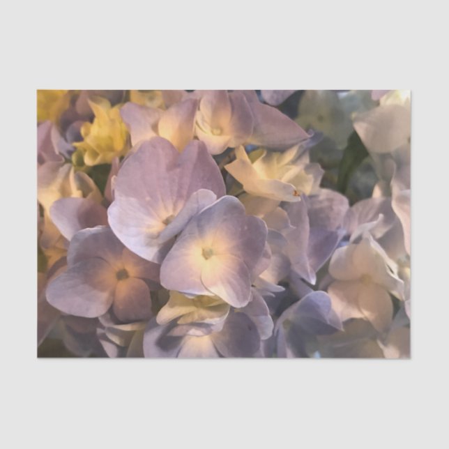 Purple flower tissue paper (Front)