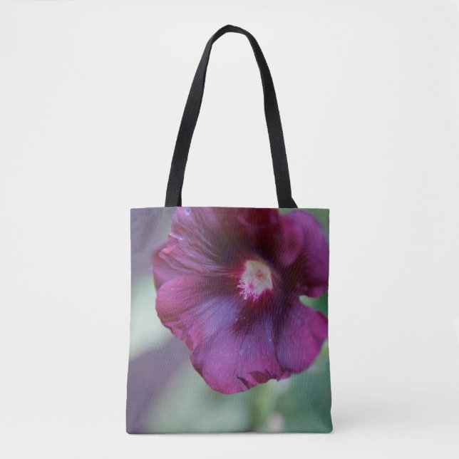 Purple Flower Tote Bag (Front)