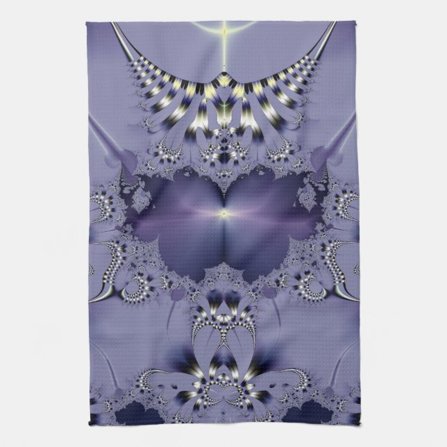 Purple Flower Towel (Vertical)