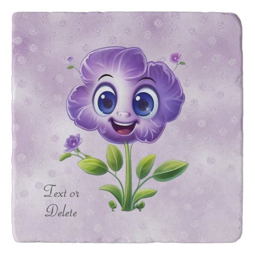 Purple Flower Trivet
