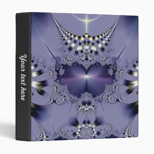 Purple Flower  Vinyl Binders