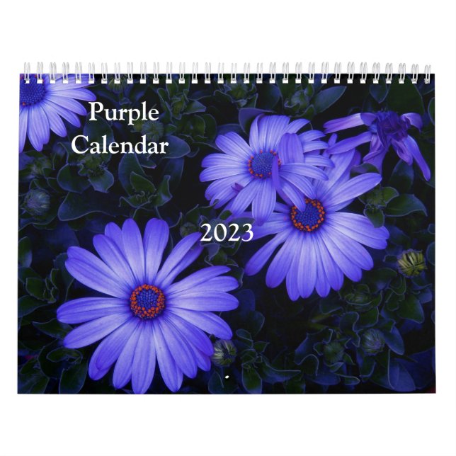 Purple Flowers-2023 Calendar (Cover)