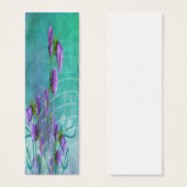 Purple Flowers and Musical Notes Bookmark (Front & Back)