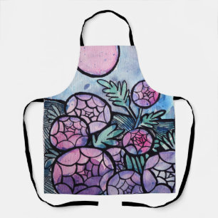 Purple Flowers Apron