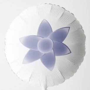 Purple flowers balloon