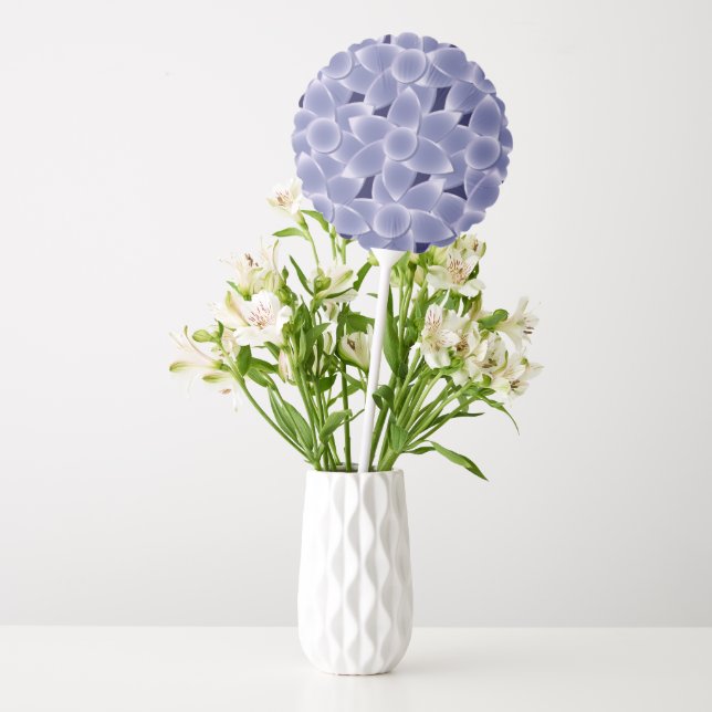 Purple flowers balloon (Vase)