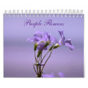 Purple Flowers Calendar