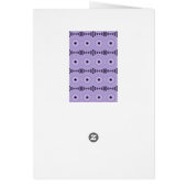 Purple Flowers Cards (Back)