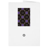 Purple Flowers Cards (Back)