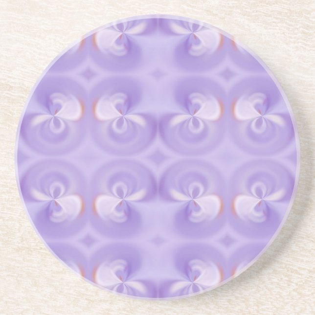 Purple Flowers Coaster (Front)