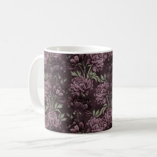 Purple Flowers Coffee Mug