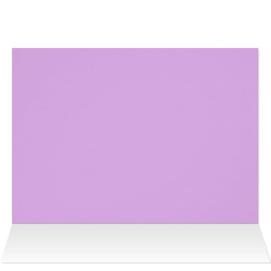 Purple flowers  Elegant Thank you card (Inside Horizontal (Top))