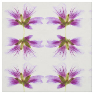 Purple Flowers Fabric