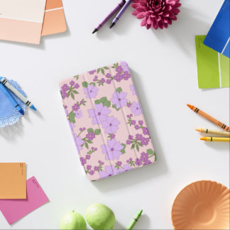 Purple Flowers, Floral Pattern, Pattern Of Flowers iPad Mini Cover