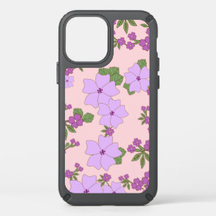 Purple Flowers, Floral Pattern, Pattern Of Flowers Speck iPhone 12 Case