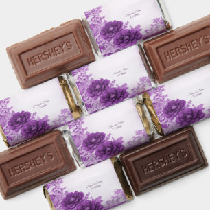 Purple Flowers Flourish Hershey's Miniatures