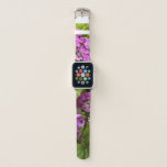 Purple Flowers from San Francisco Apple Watch Band