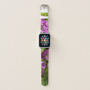 Purple Flowers from San Francisco Apple Watch Band