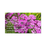Purple Flowers from San Francisco Business Card