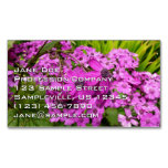 Purple Flowers from San Francisco Business Card Magnet