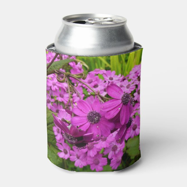 Purple Flowers from San Francisco Can Cooler (Can Front)