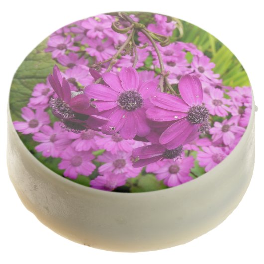 Purple Flowers from San Francisco Chocolate Covered Oreo (Angled)