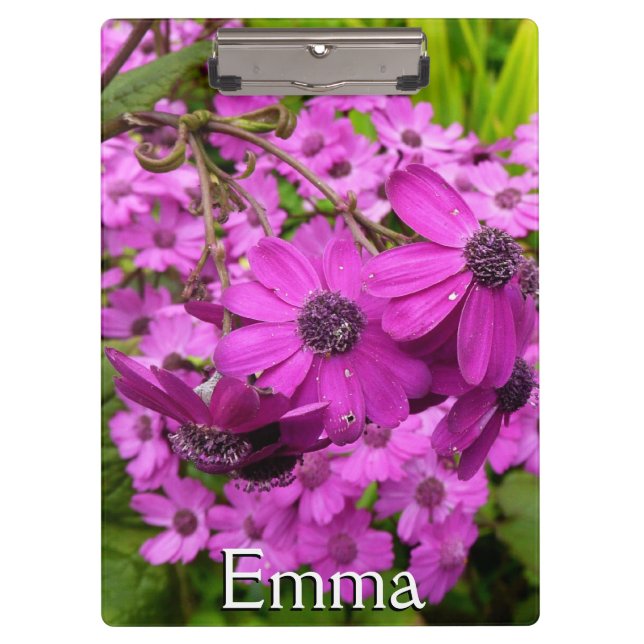 Purple Flowers from San Francisco Clipboard (Front)