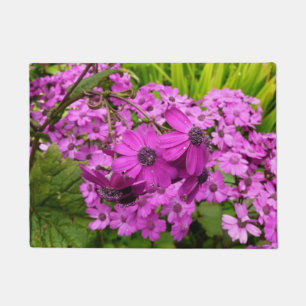 Purple Flowers from San Francisco Doormat