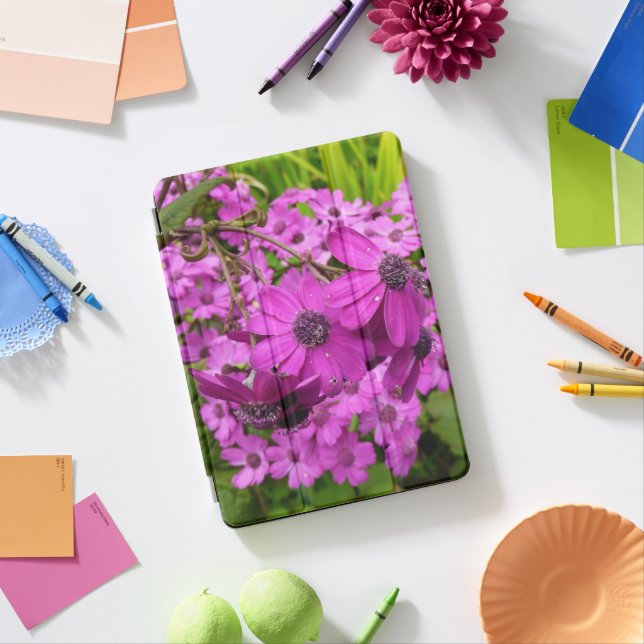 Purple Flowers from San Francisco iPad Pro Cover (Desk)