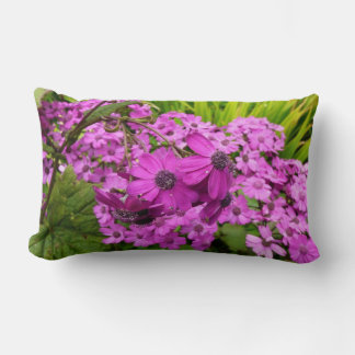 Purple Flowers from San Francisco Lumbar Pillow