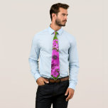 Purple Flowers from San Francisco Neck Tie