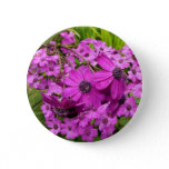 Purple Flowers from San Francisco Pinback Button