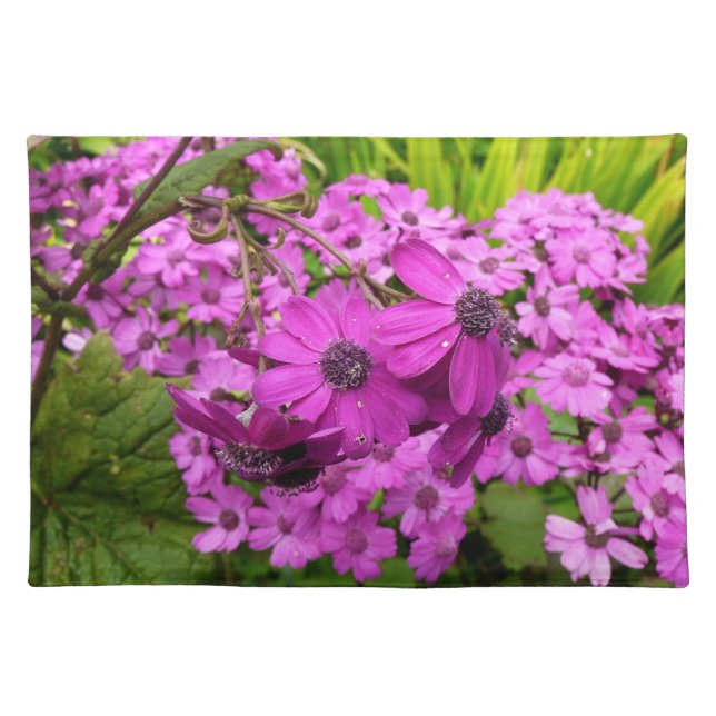 Purple Flowers from San Francisco Placemat (Front)