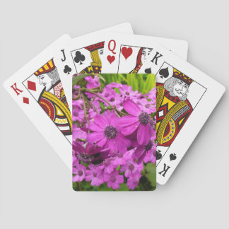Purple Flowers from San Francisco Poker Cards