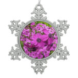 Purple Flowers from San Francisco Snowflake Pewter Christmas Ornament