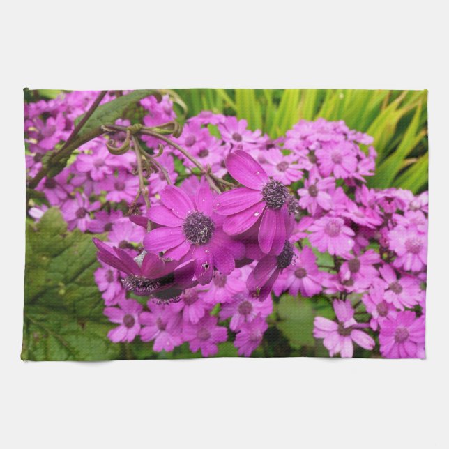 Purple Flowers from San Francisco Towel (Horizontal)