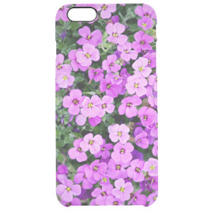 Purple Flowers Garden-22195 Clear iPhone 6 Plus Case