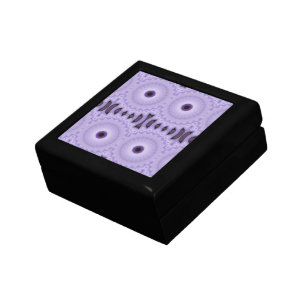 Purple Flowers Jewelry Box