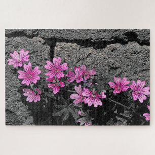 Purple flowers jigsaw puzzle