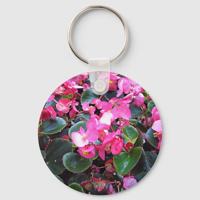 Purple flowers keychain (Front)