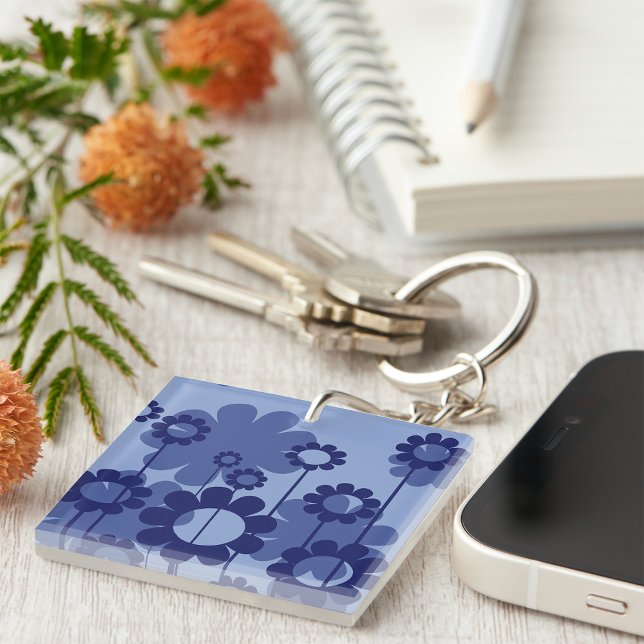 Purple Flowers Keychain (Creator Uploaded)