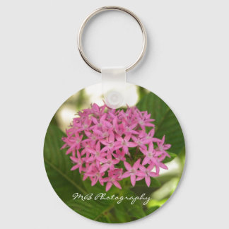 Purple Flowers Keychain