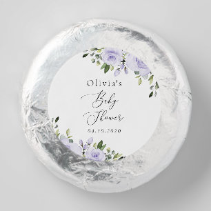 Purple Flowers, Lilac Flowers, Boho, Baby Shower Dipped Oreo Cookie Favors