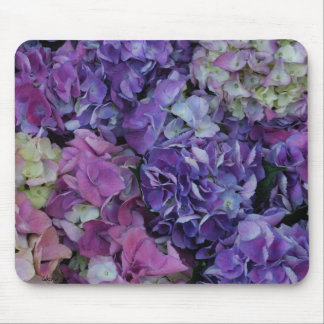 Purple Flowers Mouse Pad
