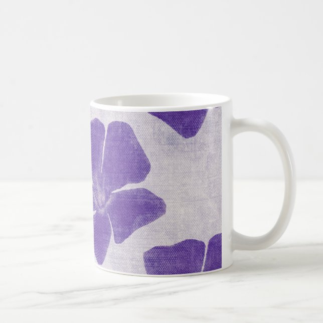 Purple Flowers Mug (Right)