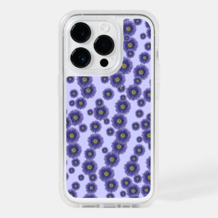 Purple Flowers OtterBox iPhone 14 Pro Case