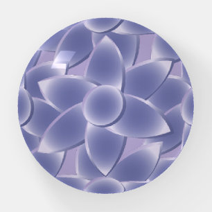 Purple flowers paperweight