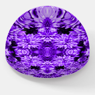Purple Flowers Paperweight