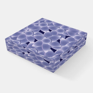 Purple flowers paperweight